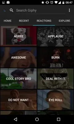 GIPHY - Animated GIFs Search Engine android App screenshot 6